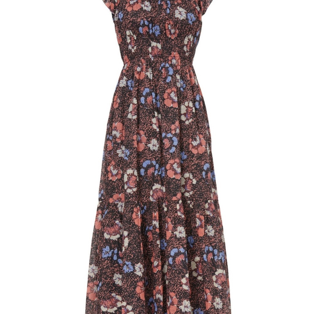 Cleobella Floral Maxi Dress - Black, Red, Blue - Picture 6 of 6